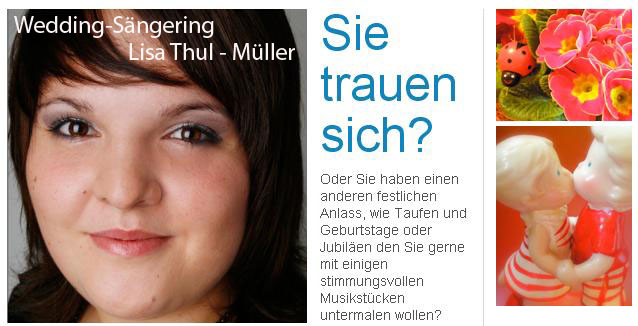 Lisa Thul Müller - www.weddingsaengerin.de